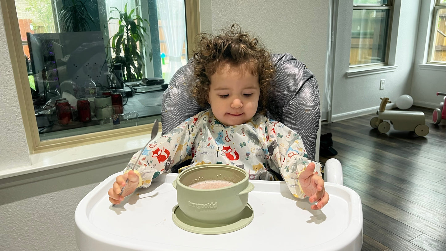 Waterproof Long Sleeved Bib 3 PCS Baby Bibs with Pocket Fits Ages 3-24 Months HaimoBurg