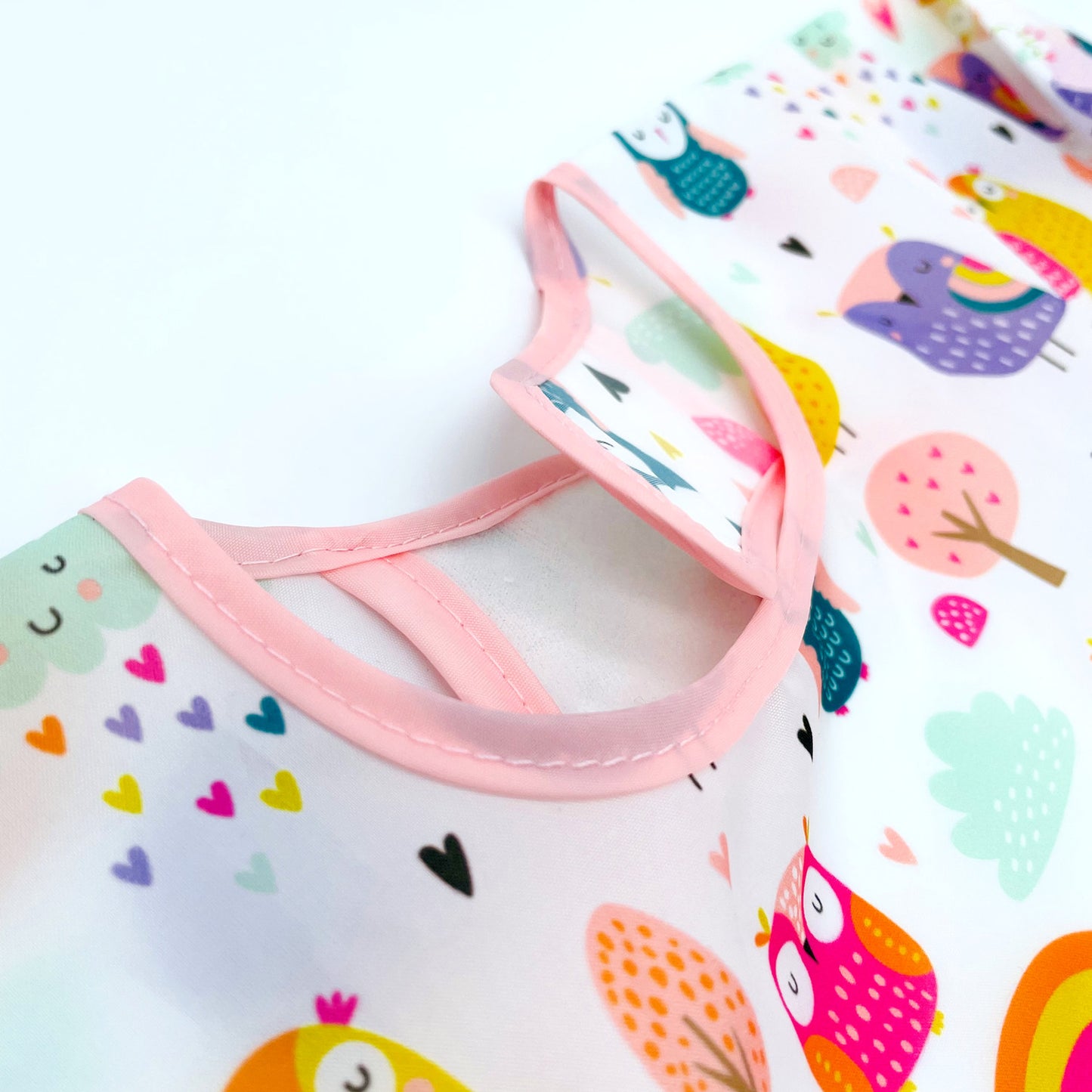 Baby Bibs Sleeved Bib HaimoBurg Machine Washable Waterproof Bibs 3 Pack