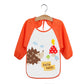 Baby Bibs Long Sleeved Waterproof Sleeved Bib 6-36 Months Set of 5 Color