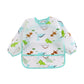 Long Sleeved Bib HaimoBurg 4 Pack Baby Waterproof Bibs with Pocket Fits Ages 9-36 Months