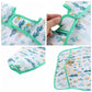 Waterproof Long Sleeved Baby Toddler Bibs Shirt Bibs 5 Pcs Set for 3 -24 Months HaimoBurg